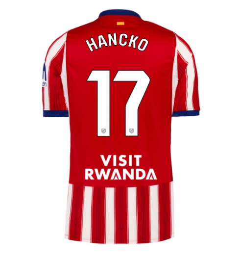 Atletico Madrid David Hancko #17 Domácí Dres 2026-27 Krátký Rukáv Atletico Madrid David Hancko #17 Domácí Dres 2026-27 Krátký Rukáv